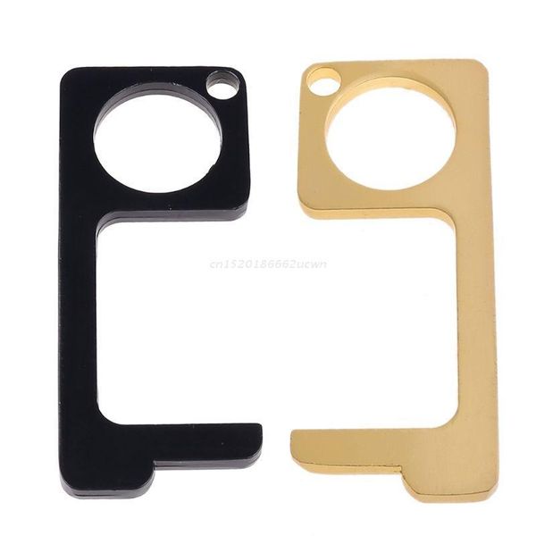 keychains open door helper portable zero touch assistant safety contactless brass keychain dropship, Silver
keychains open door helper portable zero touch assistant safety contactless brass keychain dropship, Silver