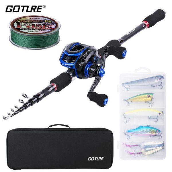goture fishing rod combo, spinning/baitcasting and reel set with line lures tackle carrier bag kit for adults travel combo
goture fishing rod combo, spinning/baitcasting and reel set with line lures tackle carrier bag kit for adults travel combo