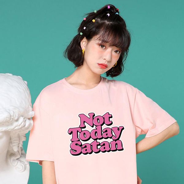 women's t-shirt summer gothic harajuku shirts satan cotton t shirt graphic tees women kpop pink ng, White
women's t-shirt summer gothic harajuku shirts satan cotton t shirt graphic tees women kpop pink ng, White