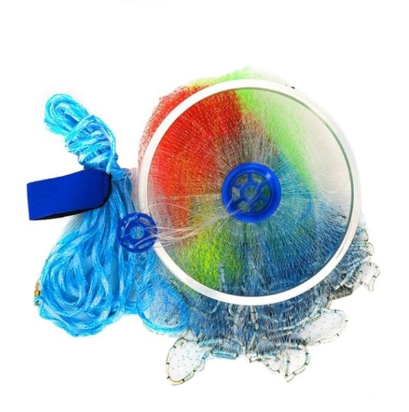 fishing accessories 2.4m durable sinker bait outdoor hand casting net cast fish catching nylon mesh
fishing accessories 2.4m durable sinker bait outdoor hand casting net cast fish catching nylon mesh