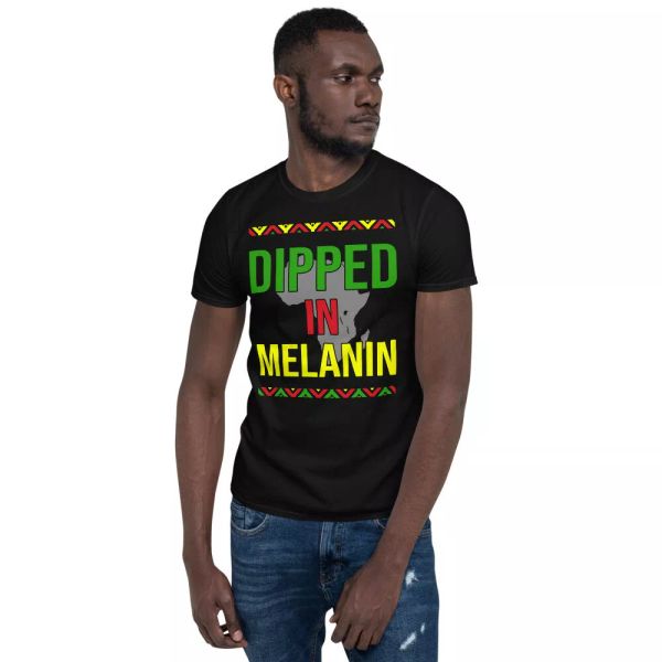 dipped in melanin cool black history month proud african roots gifts t-shirt, White;black
dipped in melanin cool black history month proud african roots gifts t-shirt, White;black