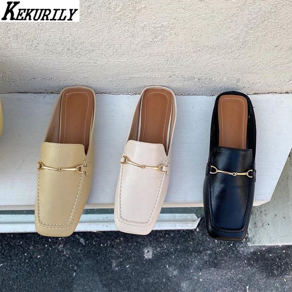 square toe mules women metal decoration chunky heels slippers leather loafers slip on shoes slide casual zapatos de mujer, Black
square toe mules women metal decoration chunky heels slippers leather loafers slip on shoes slide casual zapatos de mujer, Black