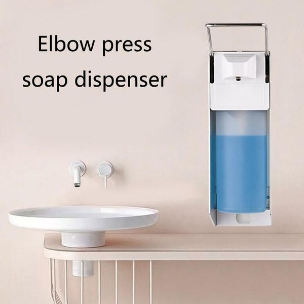 wall-mounted disinfectant elbow pressure manual soap dispenser drip type 500ml/1000ml press pump for kitchen bathroom liquid
wall-mounted disinfectant elbow pressure manual soap dispenser drip type 500ml/1000ml press pump for kitchen bathroom liquid