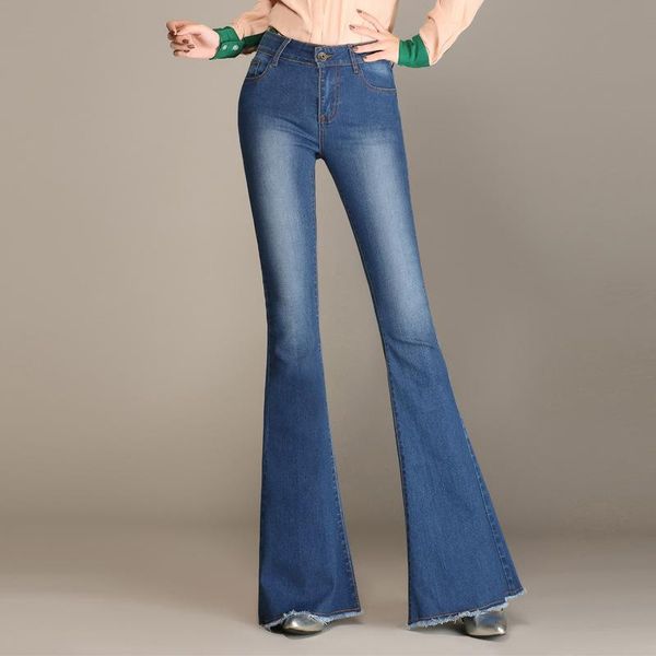 women's jeans flare pants women vintage denim ladies high waist fashion stretch all-match trousers blue black
women's jeans flare pants women vintage denim ladies high waist fashion stretch all-match trousers blue black