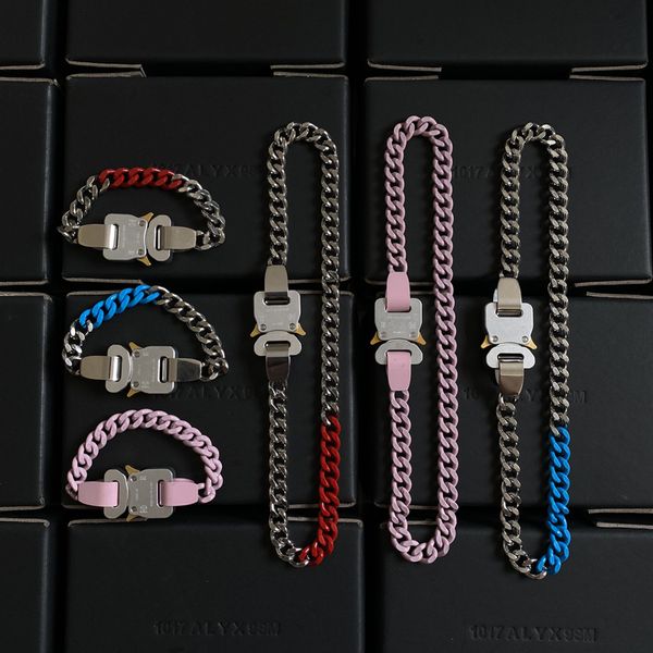 2021 new 1017 alyx 9sm coloursilvery splicing chain necklace bracelet belts men women hip hop outdoor street accessories festival gift ship, Silver
2021 new 1017 alyx 9sm coloursilvery splicing chain necklace bracelet belts men women hip hop outdoor street accessories festival gift ship, Silver