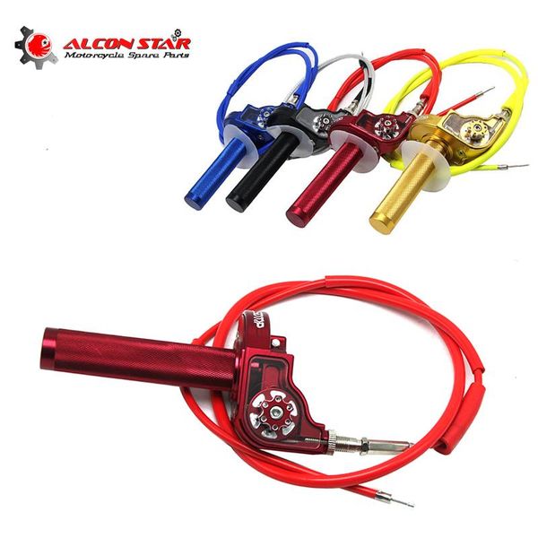 handlebars alconstar- motorcycle grips 7/8" 22mm handle throttle clamp hand grip with cable for 50-250cc atv quad pit dirt bike
handlebars alconstar- motorcycle grips 7/8" 22mm handle throttle clamp hand grip with cable for 50-250cc atv quad pit dirt bike
