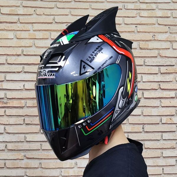 motorcycle helmets handsome four seasons universal full face helmet built-in small lens personality
motorcycle helmets handsome four seasons universal full face helmet built-in small lens personality