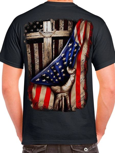 american flag pattern men's 3d printed t-shirt visual impact party punk goth round neck american muscle style short sleeves, White;black
american flag pattern men's 3d printed t-shirt visual impact party punk goth round neck american muscle style short sleeves, White;black