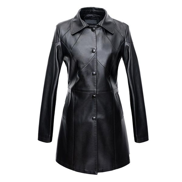 women's leather & faux spring and autumn sweet pocket harajuku elegant jacket slim thin jackets female, Black
women's leather & faux spring and autumn sweet pocket harajuku elegant jacket slim thin jackets female, Black