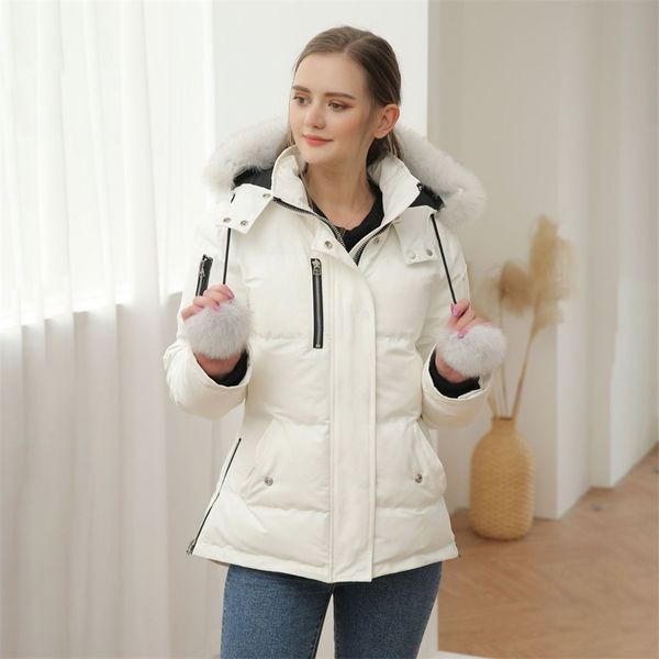 2021 new winter scissors hand down jacket thickened korean slim fit canadian white duck cotton snow jacket women, Black
2021 new winter scissors hand down jacket thickened korean slim fit canadian white duck cotton snow jacket women, Black
