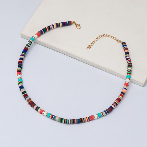 chains wholesale clay necklace colorful beaded neck chain fashion streetwear cute jewelry statement for women 2021 bohemia, Silver
chains wholesale clay necklace colorful beaded neck chain fashion streetwear cute jewelry statement for women 2021 bohemia, Silver