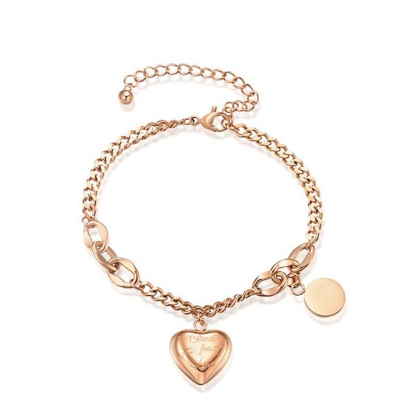 rose gold heart coin bracelets stainless steel adjustable chain lobster clasp bracelet for woman girl sister jewelry charm, Golden;silver
rose gold heart coin bracelets stainless steel adjustable chain lobster clasp bracelet for woman girl sister jewelry charm, Golden;silver