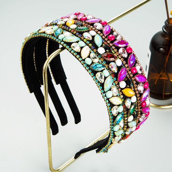 hair clips & barrettes elegant korean colorful crystal headband luxury shiny rhinestones beadedbraided hairband bridal wedding jewelry headd, Golden;silver
hair clips & barrettes elegant korean colorful crystal headband luxury shiny rhinestones beadedbraided hairband bridal wedding jewelry headd, Golden;silver