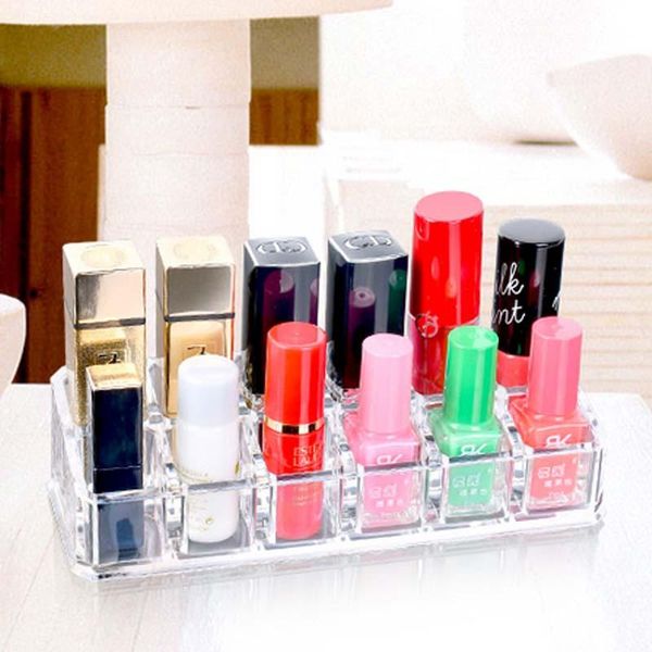 acrylic lipstick rack nail polish holder cosmetic storage cases makeup organizer jewelry box same level style boxes & bins
acrylic lipstick rack nail polish holder cosmetic storage cases makeup organizer jewelry box same level style boxes & bins