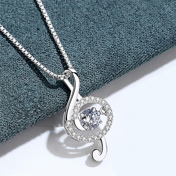 flickering series korean fashion necklace platinum plated musical note with shiny zirconia for women girlfriend gift jdz454 pendant necklace, Silver
flickering series korean fashion necklace platinum plated musical note with shiny zirconia for women girlfriend gift jdz454 pendant necklace, Silver
