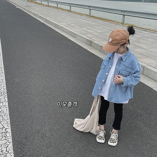 jackets girls' cartoon cowboy shirt children's 2021 autumn korean baby casual coat 6-41, Blue;gray
jackets girls' cartoon cowboy shirt children's 2021 autumn korean baby casual coat 6-41, Blue;gray