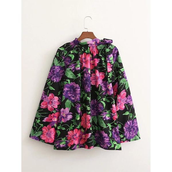 women's blouses & shirts sherouse women fashion floral printed blouse with bow neck long wide sleeves casual vintage romantic woman top, White
women's blouses & shirts sherouse women fashion floral printed blouse with bow neck long wide sleeves casual vintage romantic woman top, White