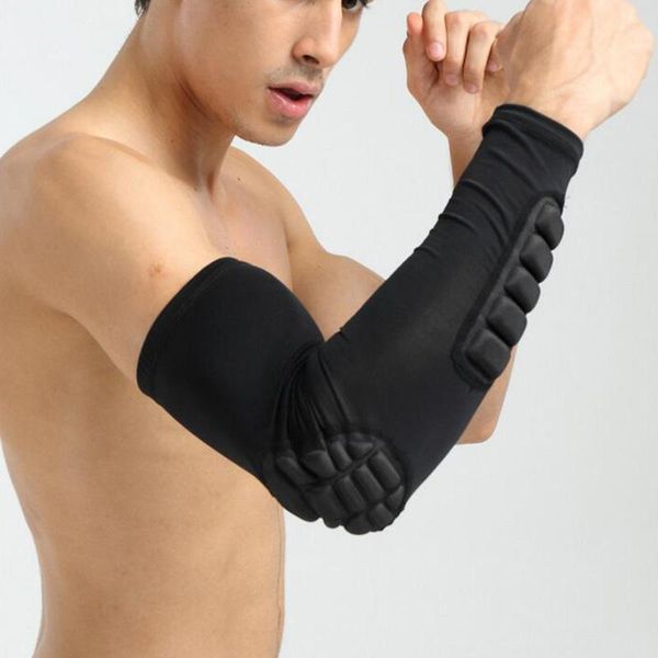 fingerless gloves 1pc men sports elbow anti-collision pad solid color honeycomb shape outdoor basketball protective gear pg10, Blue;gray
fingerless gloves 1pc men sports elbow anti-collision pad solid color honeycomb shape outdoor basketball protective gear pg10, Blue;gray