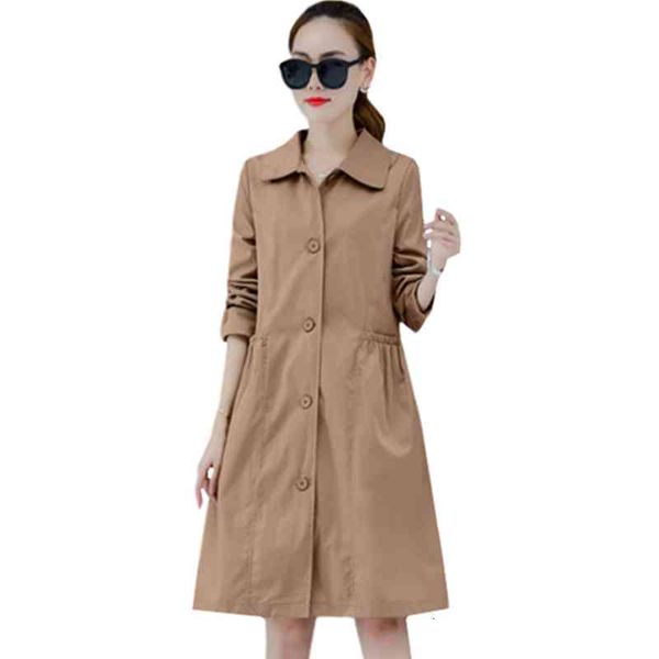 women's trench coats fashion mid-length windbreaker ladies spring autumn korean clothes long sleeve thin coat women loose overcoa, Tan;black
women's trench coats fashion mid-length windbreaker ladies spring autumn korean clothes long sleeve thin coat women loose overcoa, Tan;black