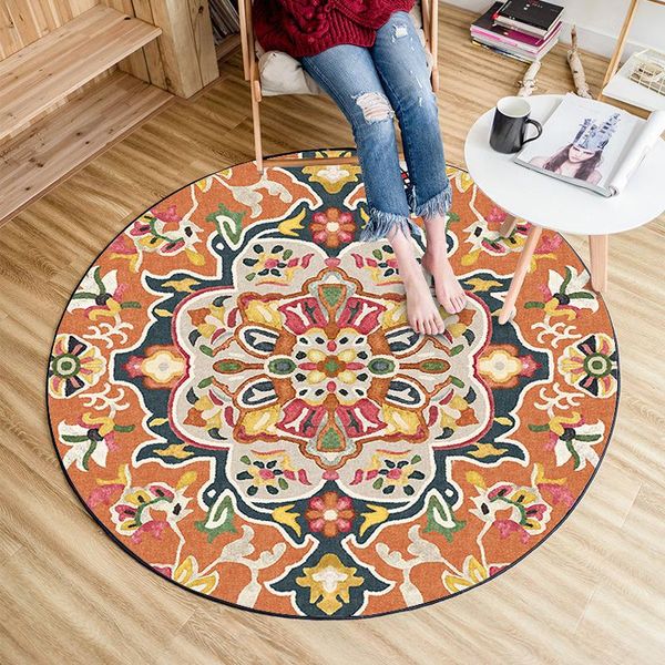 carpets mandala flower round carpet national european style alfombra for bedroom living room tea table crystal floor mat customize
carpets mandala flower round carpet national european style alfombra for bedroom living room tea table crystal floor mat customize