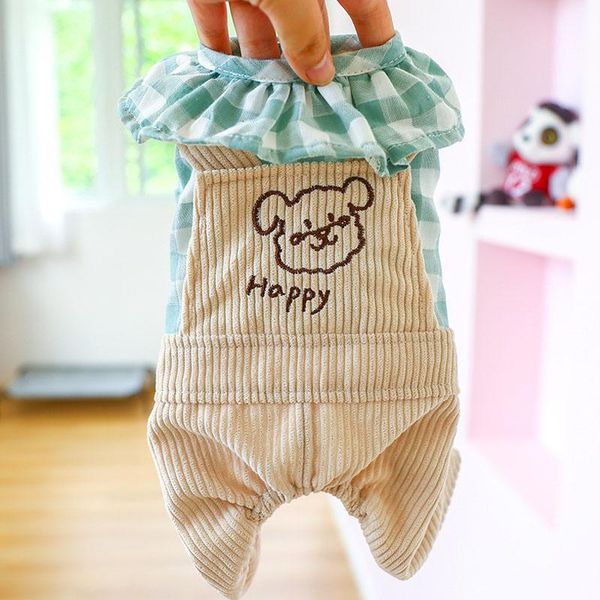 dog apparel spring autumn pet clothing overalls lotus leaf collar shirt corduroy pants fake strap cat jacket jumpsuit pajamas yorkie
dog apparel spring autumn pet clothing overalls lotus leaf collar shirt corduroy pants fake strap cat jacket jumpsuit pajamas yorkie