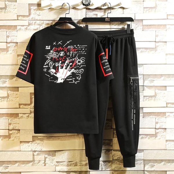 men's tracksuits summer t-shirt tracksuit fashion casual male cotton short sleeve+ pant sets men brand t shirt set hip hop, Gray
men's tracksuits summer t-shirt tracksuit fashion casual male cotton short sleeve+ pant sets men brand t shirt set hip hop, Gray