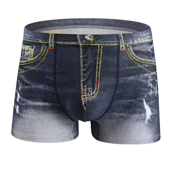 underpants wenyujh men printed denim short summer male cotton underwear u convex pouch boxers calzoncillo, Black;white
underpants wenyujh men printed denim short summer male cotton underwear u convex pouch boxers calzoncillo, Black;white