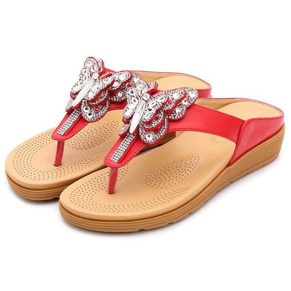 slippers ladies bohemia chinese ethnic sandals crystal butter- thongs shoes elastic band back strap summer flip flops red white, Black
slippers ladies bohemia chinese ethnic sandals crystal butter- thongs shoes elastic band back strap summer flip flops red white, Black