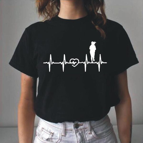 women's t-shirt summer casual plus size woman tshirts funny harajuku tee shirt femme i love running heartbeat short sleeve t women, White
women's t-shirt summer casual plus size woman tshirts funny harajuku tee shirt femme i love running heartbeat short sleeve t women, White
