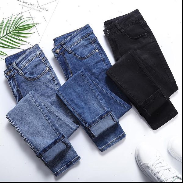 winter warm thick fleece skinny women jeans high waist denim pencil pants plus size, Blue
winter warm thick fleece skinny women jeans high waist denim pencil pants plus size, Blue