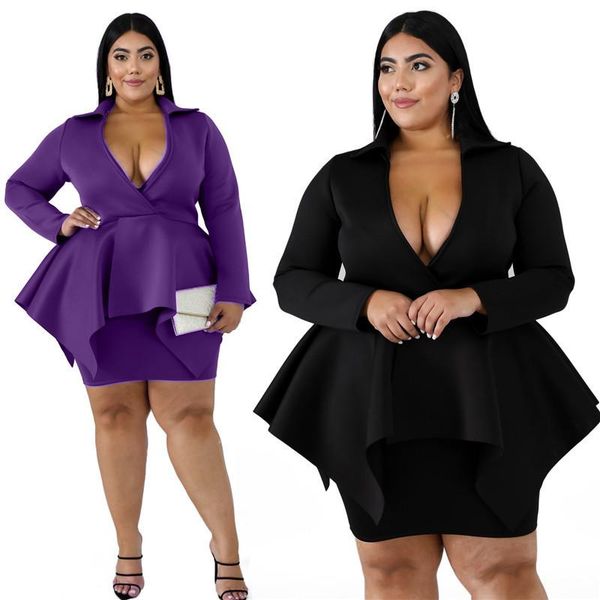 casual dresses autumn women dress plus size office lady long sleeve v neck ruffle mini classic solid color wholesale drop, Black;gray
casual dresses autumn women dress plus size office lady long sleeve v neck ruffle mini classic solid color wholesale drop, Black;gray