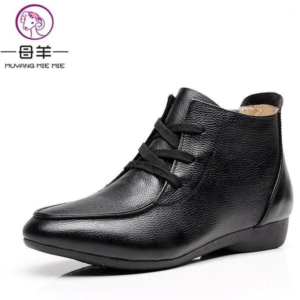 boots muyang 2021 plus size winter women shoes woman comfortable flat ankle casual lace-up snow1, Black
boots muyang 2021 plus size winter women shoes woman comfortable flat ankle casual lace-up snow1, Black