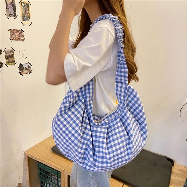 japanese harajuku plaid women hobos bag trendy casual canvas school yung girl ruched strap dumpling shoulder messenger cross body
japanese harajuku plaid women hobos bag trendy casual canvas school yung girl ruched strap dumpling shoulder messenger cross body
