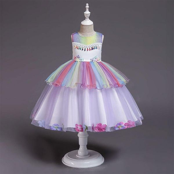 girl's dresses 2021 elegant pearl cake dress princess girls wedding party for flower girl children clothes ceremonies, Red;yellow
girl's dresses 2021 elegant pearl cake dress princess girls wedding party for flower girl children clothes ceremonies, Red;yellow