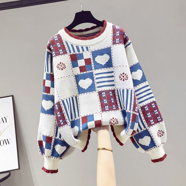 ladies sweater autumn and winter clothing new fashion casual pullover round neck long-sleeved knitted women, White;black
ladies sweater autumn and winter clothing new fashion casual pullover round neck long-sleeved knitted women, White;black