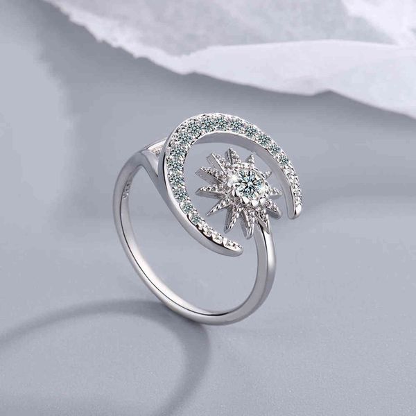 todorova new trendy elegant sweet sparkling moon star zircon rings for women adjustable wedding bride jewelry girl gifts g1125, Slivery;golden
todorova new trendy elegant sweet sparkling moon star zircon rings for women adjustable wedding bride jewelry girl gifts g1125, Slivery;golden
