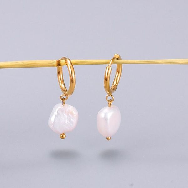 hoop & huggie gold earrings female accessories stainless steel imitation pearl pendants brinco wholesale, Golden;silver
hoop & huggie gold earrings female accessories stainless steel imitation pearl pendants brinco wholesale, Golden;silver