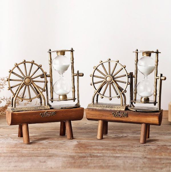 pcs retro ferris wheel hourglass decoration student children gift home wooden craft other clocks & accessories
pcs retro ferris wheel hourglass decoration student children gift home wooden craft other clocks & accessories