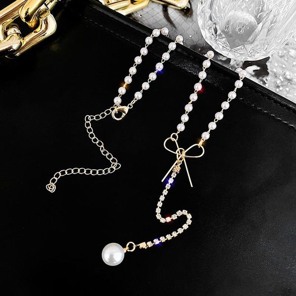 chokers gold bowknot pearl necklaces for women fashion vintage butterfly rhinestone clavicle chain choker necklace trend jewelry, Golden;silver
chokers gold bowknot pearl necklaces for women fashion vintage butterfly rhinestone clavicle chain choker necklace trend jewelry, Golden;silver