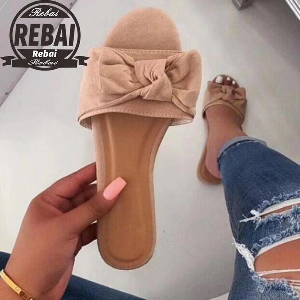 slippers large size 2021 women's beach shoes bow flat sandals outdoor wild travel home womens schoenen, Black
slippers large size 2021 women's beach shoes bow flat sandals outdoor wild travel home womens schoenen, Black