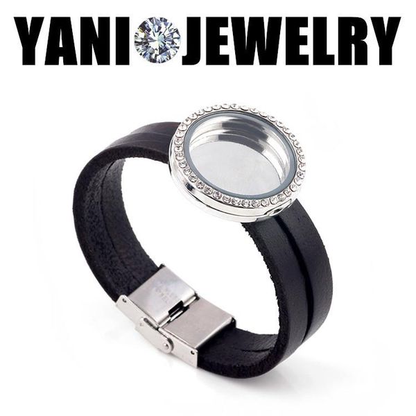 charm bracelets 5pcs/lot 30mm floating locket bracelet for women men glass living memory pendant leather bangles, Golden;silver
charm bracelets 5pcs/lot 30mm floating locket bracelet for women men glass living memory pendant leather bangles, Golden;silver