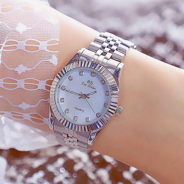wristwatches bs diamond waterproof sliver ladies watches dress woman elegant female wrist watch stainless steel, Slivery;brown
wristwatches bs diamond waterproof sliver ladies watches dress woman elegant female wrist watch stainless steel, Slivery;brown