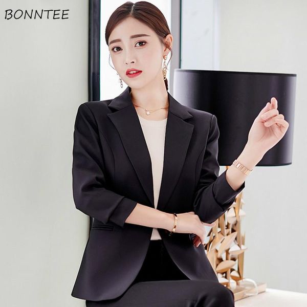 blazers womens female coats ulzzang all-match solid single button fashion slim chic spring 2021 elegant oversize outerwear women's suit, White;black
blazers womens female coats ulzzang all-match solid single button fashion slim chic spring 2021 elegant oversize outerwear women's suit, White;black