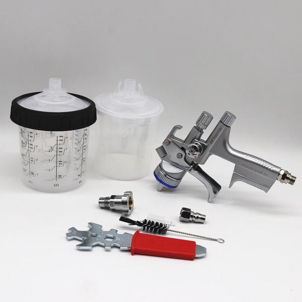 professional spray guns with pps tank 1.3mm nozzle car repair paint gun for painting aerografo sprayer airbrush air
professional spray guns with pps tank 1.3mm nozzle car repair paint gun for painting aerografo sprayer airbrush air