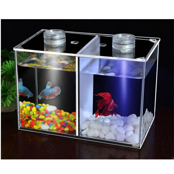 aquariums dual compartment acrylic fish bowls mini desktank aquarium with led imitation water plant
aquariums dual compartment acrylic fish bowls mini desktank aquarium with led imitation water plant