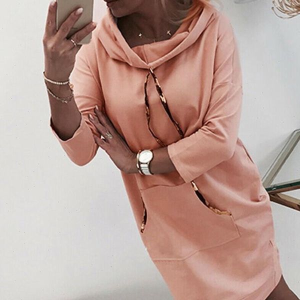 40 womens dress women long sleeve solid color jumper pullover hoodie hooded simplicity all match robe femme, Black;gray
40 womens dress women long sleeve solid color jumper pullover hoodie hooded simplicity all match robe femme, Black;gray
