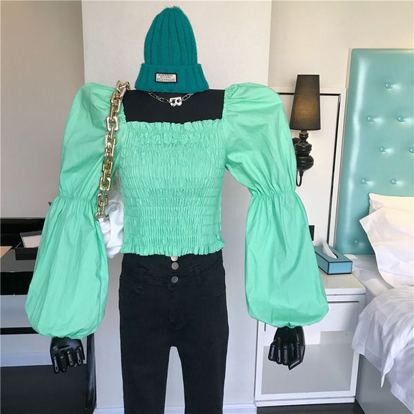 jackets spring summer niche design feminine princess bubble big shirt, Black;brown
jackets spring summer niche design feminine princess bubble big shirt, Black;brown