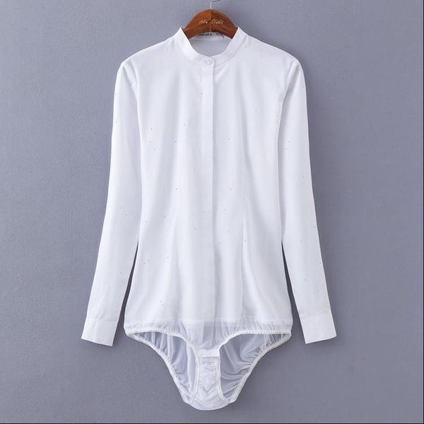 2109 spring summer black women jumpsuits white body shirt office bodysuits thin slim stand collar femme bodysuit long sleeve, Black;white
2109 spring summer black women jumpsuits white body shirt office bodysuits thin slim stand collar femme bodysuit long sleeve, Black;white