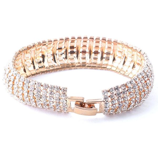 charm bracelets 1 pcs crystal rhinestone jewelry gold/silver color bracelet chain women bridesmaid wedding party gift crustal, Golden;silver
charm bracelets 1 pcs crystal rhinestone jewelry gold/silver color bracelet chain women bridesmaid wedding party gift crustal, Golden;silver