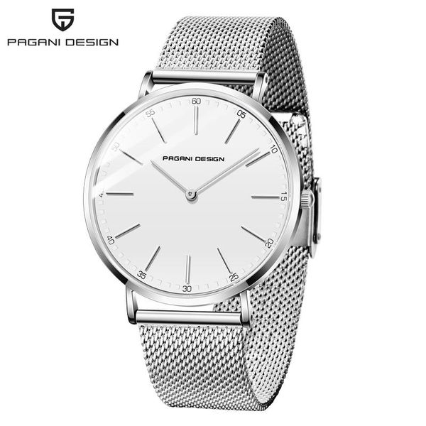 wristwatches pagani design 2021 men's watches fashion simple wristwatch men business quartz watch waterproof relogio masculino, Slivery;brown
wristwatches pagani design 2021 men's watches fashion simple wristwatch men business quartz watch waterproof relogio masculino, Slivery;brown